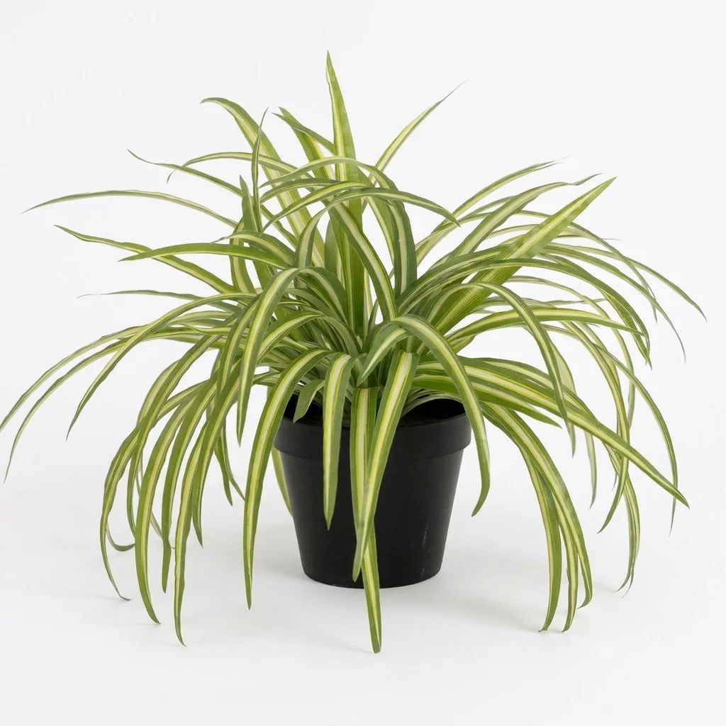 Blooming Artificial Boston Fern Plant – photo 1